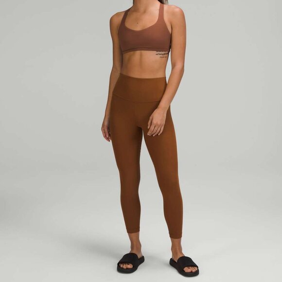 lululemon athletica Pants - EUC - Lululemon Align Ribbed High-Rise Pant 25" - Roasted Brown